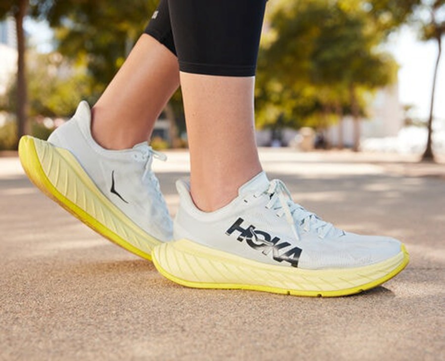 Hoka One One Koşu Ayakkabısı Kadın Beyaz - Carbon X 2 - EM2406571